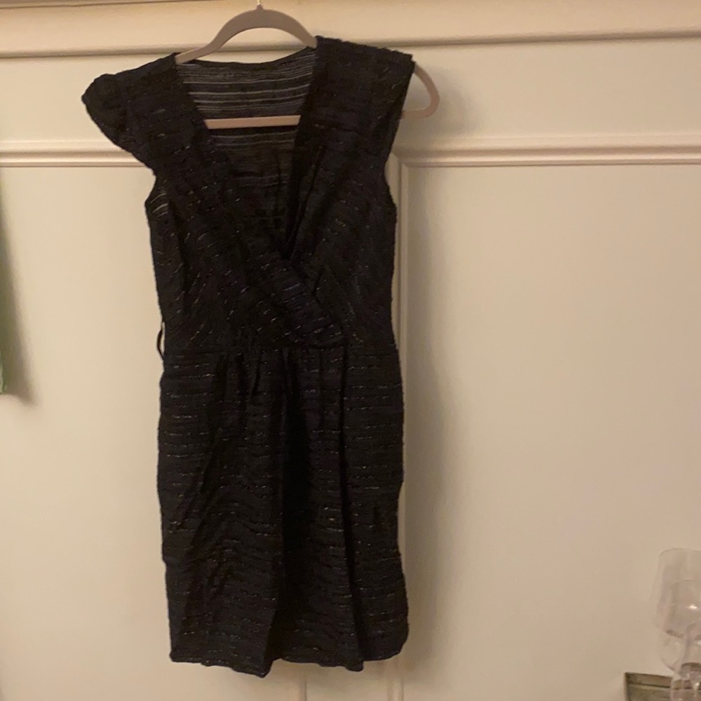 Milly navy dress with sequence